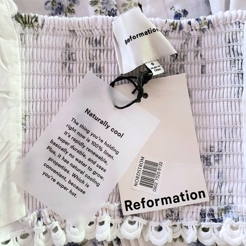 NEW Reformation Simmie Top Truly 0 - Picture 11 of 12